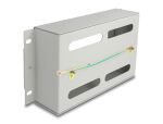 DELOCK 10" Schutzschalterleiste, Abdeckung + Hutsch. 3HE gr