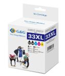 G&G NP5-E-3351/3361-4 Druckerpatrone 4 Stück(e) Kompatibel Schwarz, Cyan, Magenta, Gelb