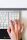 BakkerElkhuizen UltraBoard 960 Standard Compact Tastatur Büro USB QWERTZ Schweiz Silber, Weiß