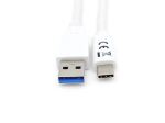 Equip USB 3.2 Gen 1 Typ A auf Typ C Kabel, M/M, 1 m