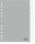 Durable 6441 Leerer Registerindex Polypropylen (PP) Grau