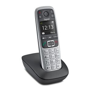 Gigaset E560 Analoges/DECT-Telefon Schwarz, Silber
