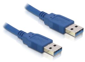 DeLOCK 0.5m USB 3.0 USB Kabel USB 3.2 Gen 1 (3.1 Gen 1) 0,5 m USB A 5 Gbit/s Blau