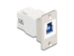 DELOCK Panel Mount USB 5 Gbps Typ-B Buchse zu USB Typ-A Buch