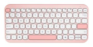ASUS Marshmallow Keyboard KW100 Tastatur Haus Bluetooth QWERTZ Deutsch Pink