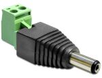 DELOCK Adapter Terminalblock 2Pin -> DC 2,1 x 5,5mm St...
