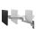 Ergotron LX Pro Series 45-683-293 Flachbildschirm-Tischhalterung 86,4 cm (34") Wand Dunkles Grau