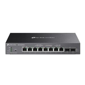TP-Link Omada SG2210XMP-M2 Managed L2/L2+ 2.5G Ethernet (100/1000/2500) Power over Ethernet (PoE) Desktop-/Wandmontage Schwarz
