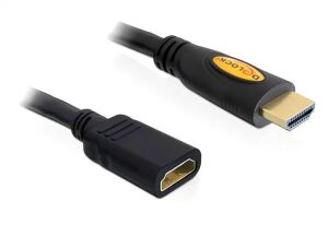 DeLOCK 5m HDMI HDMI-Kabel HDMI Typ A (Standard) Schwarz