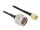 DeLOCK Antennenkabel N Stecker zu SMA Stecker LMR/CFD100 10 m low loss