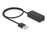 DeLOCK USB Headset und Mikrofon Adapter mit 2 x 3,5 mm...