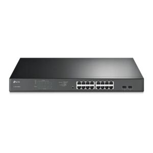 TP-Link 16-Port-Gigabit-Easy-Smart-PoE+-Switch mit 2 SFP-Slots