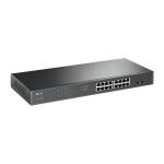 TP-Link 16-Port-Gigabit-Easy-Smart-PoE+-Switch mit 2 SFP-Slots
