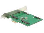 DELOCK PCI Expr Card 2x mSATA Slot int