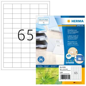 HERMA 10725 Druckeretikett Weiß Selbstklebendes Druckeretikett