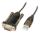 Lindy 42855 Serien-Kabel Grau, Transparent 1,5 m USB Typ-A RS-232