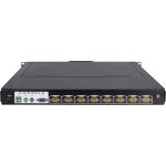 Inter-Tech KVM-1708 Konsolenregal 43,2 cm (17") 1280 x 1024 Pixel Stahl Schwarz