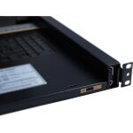 Inter-Tech KVM-1708 Konsolenregal 43,2 cm (17") 1280 x 1024 Pixel Stahl Schwarz