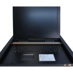 Inter-Tech KVM-1708 Konsolenregal 43,2 cm (17") 1280 x 1024 Pixel Stahl Schwarz