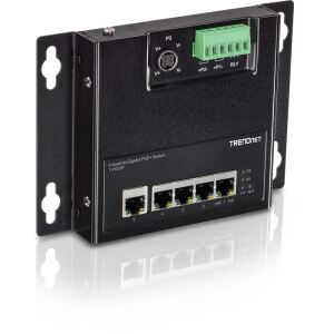Trendnet TI-PG50F Netzwerk-Switch Unmanaged Power over Ethernet (PoE) Schwarz
