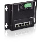 Trendnet TI-PG50F Netzwerk-Switch Unmanaged Power over Ethernet (PoE) Schwarz