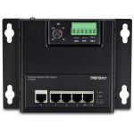 Trendnet TI-PG50F Netzwerk-Switch Unmanaged Power over Ethernet (PoE) Schwarz