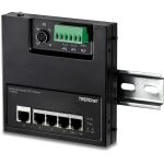 Trendnet TI-PG50F Netzwerk-Switch Unmanaged Power over Ethernet (PoE) Schwarz