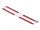 DELOCK Edelstahlkabelbinder L 400 x B 7,9 mm rot 10 Stück