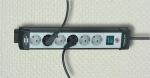 Brennenstuhl 1951580100 Verlängerungskabel 3 m 8 AC-Ausgänge Schwarz, Grau