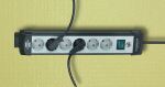 Brennenstuhl 1951580100 Verlängerungskabel 3 m 8 AC-Ausgänge Schwarz, Grau