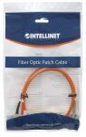Intellinet Glasfaser LWL-Anschlusskabel, Duplex, Multimode, LC/SC, 50/125 µm, OM2, 2 m, orange