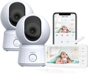 Arenti 2MP/1080P WiFi Baby Kit w. dual cameras+LCD