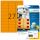 HERMA Neonetiketten A4 63.5x29.6 mm neon-orange Papier matt 540 St.