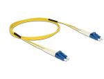 DELOCK Kabel Lichtwellenleiter LC > LC Singlemode OS2 1 m