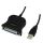 LogiLink UA0054A Paralleles Kabel Schwarz 1,8 m