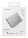Samsung MU-PD2T0G/WW Externes Solid State Drive 2 TB USB Typ-C 3.2 Gen 2 (3.1 Gen 2) Silber
