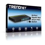 Trendnet TPE-2840WS Netzwerk-Switch Managed Gigabit Ethernet (10/100/1000) Power over Ethernet (PoE) 1U Schwarz