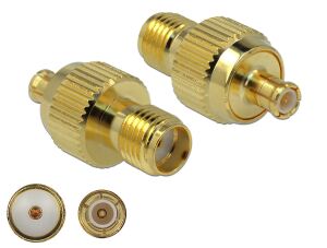 DELOCK Adapter SMA Buchse zu MCX Stecker 3 GHz