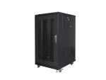 Lanberg FF01-6822-23B Rack 22U Freistehendes Gestell Schwarz