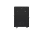 Lanberg FF01-6822-23B Rack 22U Freistehendes Gestell Schwarz