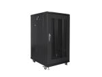 Lanberg FF01-6822-23B Rack 22U Freistehendes Gestell Schwarz