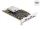 DeLOCK PCI Express x8 Karte mit 2 x USB 20 Gbps USB Type-C Buchse und 2 x USB 10 Gbps Typ-A Buchse - Quad Channel