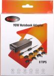 Inter-Tech Sinan UB-90HB Netzteil & Spannungsumwandler Universal 90 W Schwarz