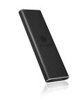 ICY BOX IB-183M2, Ext.-Gehäuse, 1x M.2 SATA SSD zu USB 3.2 Gen 1 Host, Aluminium, schwarz