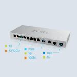 Zyxel XGS1010-12-ZZ0102F Netzwerk-Switch Unmanaged Gigabit Ethernet (10/100/1000) Grau