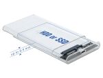 DELOCK Externes Gehäuse für 2.5"SATA HDD / SSD 10 Gbps