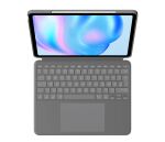 Logitech Combo Touch QWERTZ Deutsch Smart Connector Grau