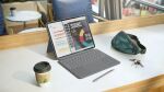 Logitech Combo Touch QWERTZ Deutsch Smart Connector Grau