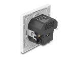 DELOCK Einbausteckdose mit 2 USB Ladeports 1 x USB A und C