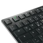 CHERRY KW X ULP 2.0 MINI Tastatur Heimbüro USB + RF Wireless + Bluetooth QWERTZ Deutsch Schwarz